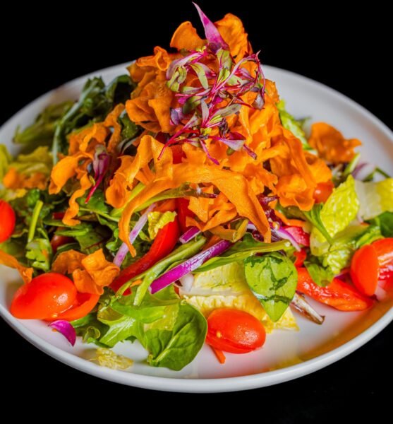 Crispy, sweet potato salad